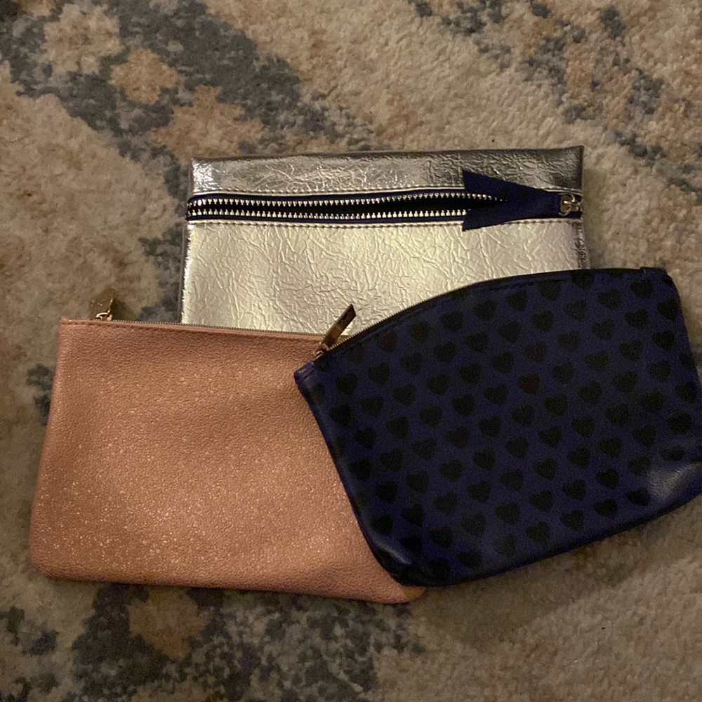 3 makeup bags